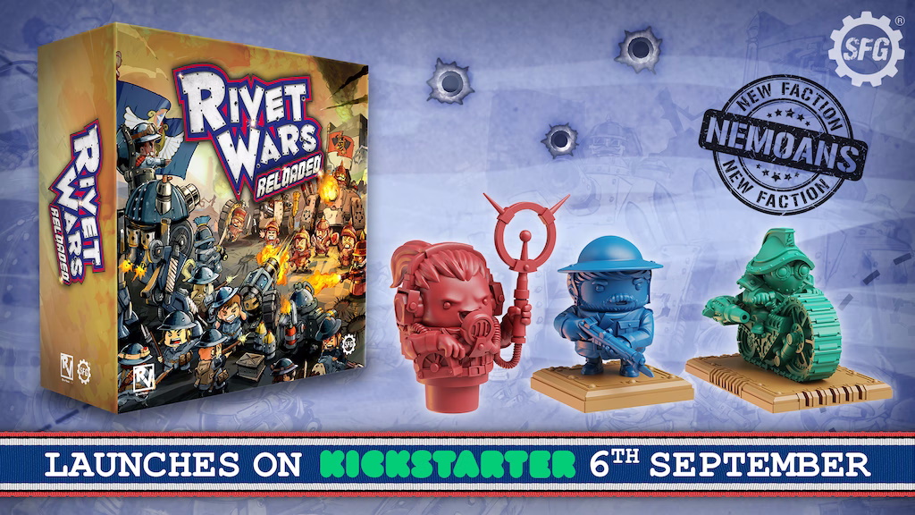Rivet Wars: Reloaded, coming to Kickstarter in September - Board 